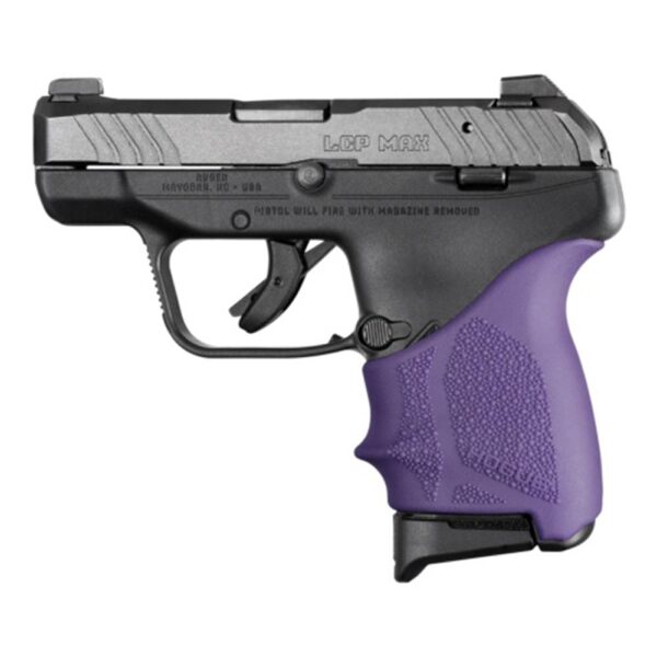 https3A2F2Fmedia.chattanoogashooting.com2Fimages2Fproduct2FHA181362FHA18136-1 Hogue HandAll Beavertail Grip Sleeve Ruger LCP Max Purple