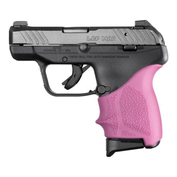 https3A2F2Fmedia.chattanoogashooting.com2Fimages2Fproduct2FHA181372FHA18137-1 Hogue HandAll Beavertail Grip Sleeve Ruger LCP Max Pink