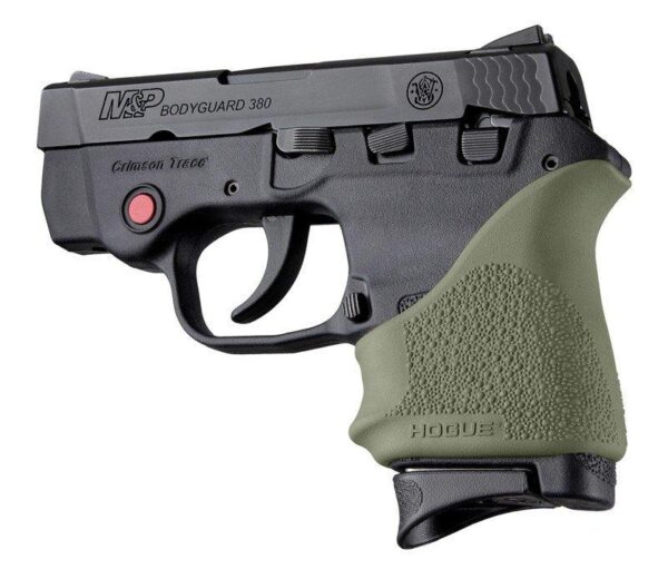 https3A2F2Fmedia.chattanoogashooting.com2Fimages2Fproduct2FHA185012FHA18501 Hogue HandAll Beaver Grip Sleeve S&W Bodyguard 380/Taurus TCP & Spectrum OD GN