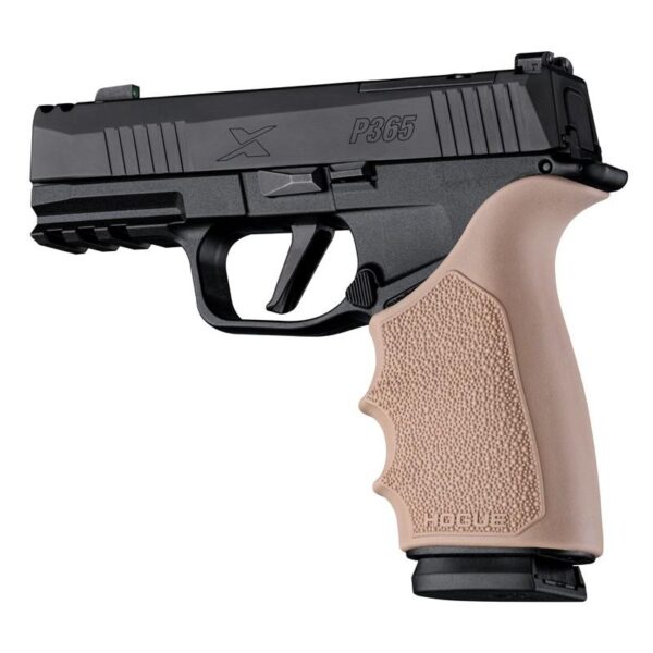 https3A2F2Fmedia.chattanoogashooting.com2Fimages2Fproduct2FHA185232FHA18523-1 Hogue HandAll Beavertail Handgun Grip Sleeve for Sig Sauer P365 XMacro FDE
