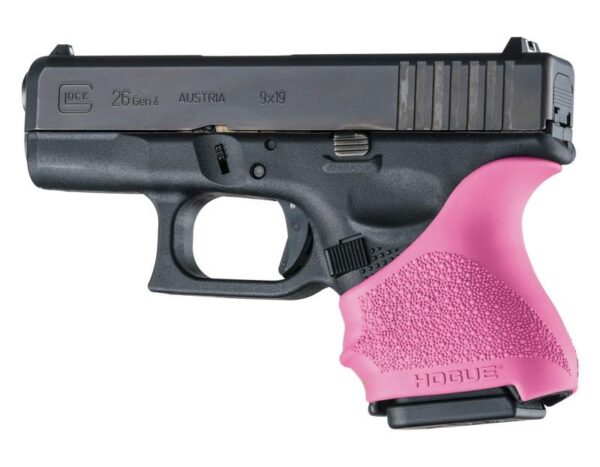 https3A2F2Fmedia.chattanoogashooting.com2Fimages2Fproduct2FHA186072FHA18607 Hogue HandAll Beavertail Grip Sleeve Glock 26/27-Pink