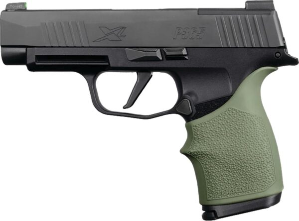 https3A2F2Fmedia.chattanoogashooting.com2Fimages2Fproduct2FHA187112FHA18711 Hogue HandAll Beavertail Grip Sleeve Sig Sauer P365XL- OD Green