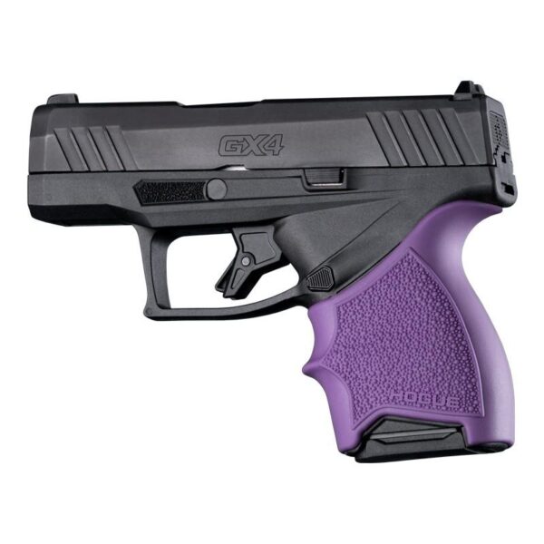 https3A2F2Fmedia.chattanoogashooting.com2Fimages2Fproduct2FHA187262FHA18726-1 Hogue HandAll Beavertail Handgun Grip Sleeve for Taurus GX4/GX4L Purple
