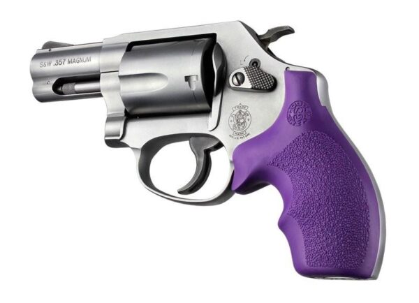 https3A2F2Fmedia.chattanoogashooting.com2Fimages2Fproduct2FHA610062FHA61006 Hogue Bantam Style Grip for S&W J Frames- Rubber Round Butt Purple