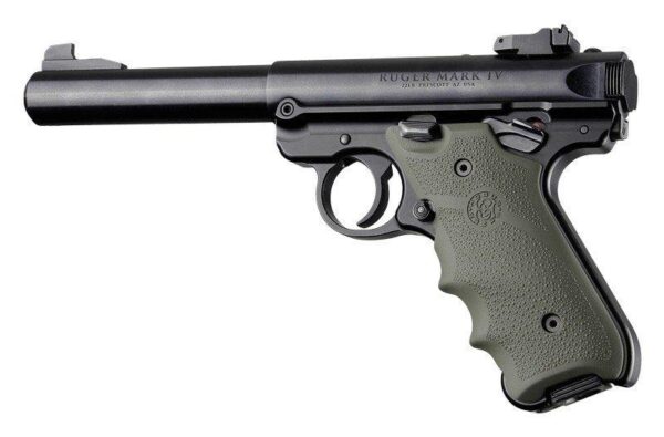 https3A2F2Fmedia.chattanoogashooting.com2Fimages2Fproduct2FHA790012FHA79001 Ruger MKIV Rubber Grip with Finger Grooves OD Green