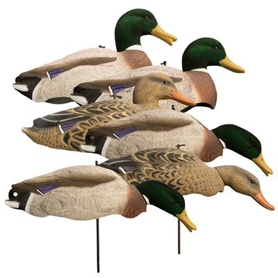 https3A2F2Fmedia.chattanoogashooting.com2Fimages2Fproduct2FHG120342FHG12034 Higdon Outdoors Magnum Full Form Shell Mallard Variety Packk – Flocked Heads
