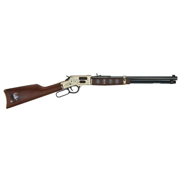 Henry Eagle Scout Centennial Tribute Edition Side Gate Rifle .44 Mag/.44 Spl 10rd Magazine 20″ Barrel Walnut
