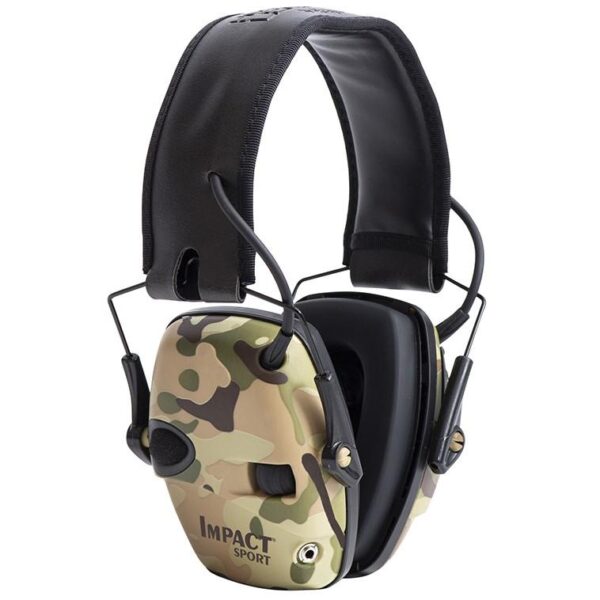 https3A2F2Fmedia.chattanoogashooting.com2Fimages2Fproduct2FHQR025262FHQR02526_1 Impact Sport Electronic Earmuff NRR 22db Multi-Cam