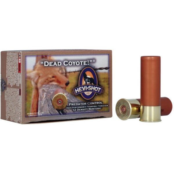 HEVI-Shot Dead Coyote! 12 ga 3″ 1-1/2 oz #T 1300 fps 10/ct