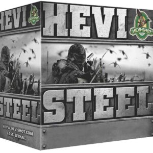 HEVI-Shot HEVI-Steel Shotshells 12 ga 3″ 1-1/4 oz 1500 fps #1 25/Box