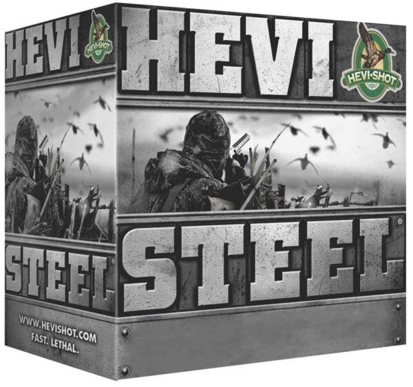 https3A2F2Fmedia.chattanoogashooting.com2Fimages2Fproduct2FHV600012FHV60001 HEVI-Shot HEVI-Steel Shotshells 12 ga 3″ 1-1/4 oz 1500 fps #1 25/Box