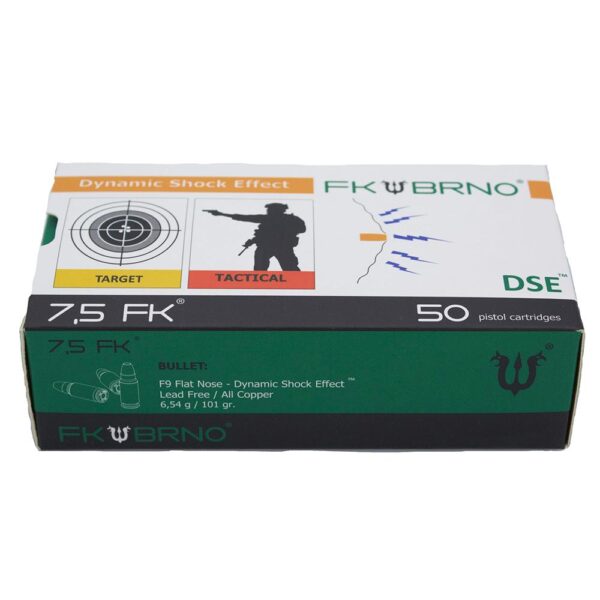 https3A2F2Fmedia.chattanoogashooting.com2Fimages2Fproduct2FIFFKAMHVF9502FIFFKAMHVF950 IFG F9 Copper Handgun Ammunition 7.5 FK 101gr LF 1950 fps 50/ct