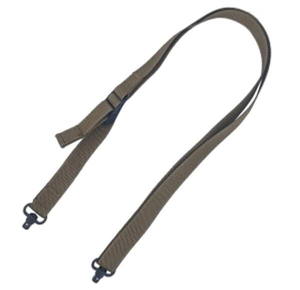 https3A2F2Fmedia.chattanoogashooting.com2Fimages2Fproduct2FIN03502CY2FIN03502CY TacShield Sport Ridge 2 Point Rifle Sling 1″ Wide QD Swivels Coyote Brown