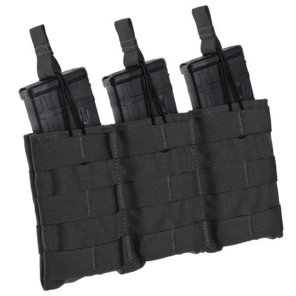https3A2F2Fmedia.chattanoogashooting.com2Fimages2Fproduct2FINT3508BK2FINT3508BK TacShield Triple Speed Load Rifle Molle Pouch-Black