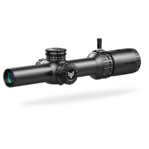 Swampfox Arrowhead LPVO Series Rifle Scope 1-6×24 30mm SFP Guerilla Dot MOA IR Black