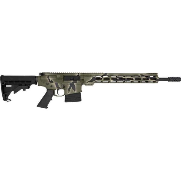 https3A2F2Fmedia.chattanoogashooting.com2Fimages2Fproduct2FIQGL10308PGRN2FIQGL10308PGRN-1 GLFA AR10 Rifle .308 Win 10rd Magazine 18″ Barrel Pursuit Green Camo Cerakote