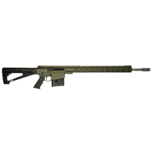 GLFA  AR Long Action Rifle 6.5 PRC 5rd Magazine 24″ Barrel MLOK Handguard OD Green Cerakote
