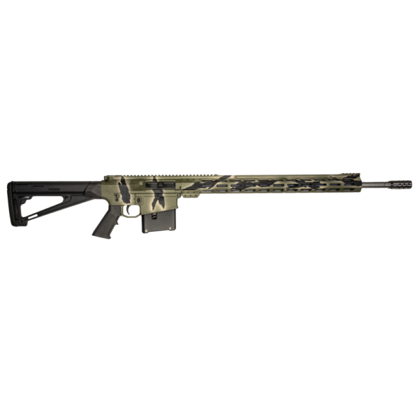 https3A2F2Fmedia.chattanoogashooting.com2Fimages2Fproduct2FIQGL10LA65PRCSSPGRN2FGL10LA65PRCSS2520P-GRN GLFA AR Long Action Rifle 6.5 PRC 5rd Magazine 24″ Barrel MLOK Handguard Green Pursuit Cerakote