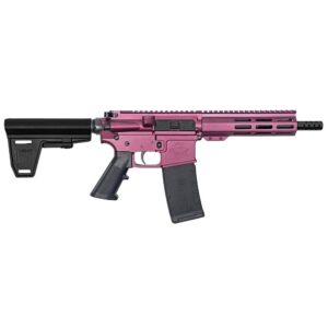GLFA 223 Wylde Braced Pistol .223 Wylde 30rd Magazine 7.5″ Nitride Barrel Black Cherry Finish