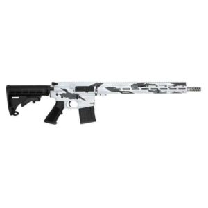 GLFA .223 Wylde Rifle .223 Wylde 30rd Magazine 16″ Threaded Barrel Snow Camo Stainless Steel with 15.25″ Handguard