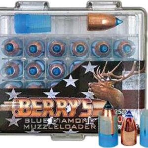 Berry’s Blue Diamond .50 Cal. Muzzleloader Bullets with Sabots 250 gr 25/ct