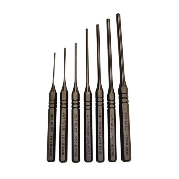 https3A2F2Fmedia.chattanoogashooting.com2Fimages2Fproduct2FJYGRRS72FJYGRRS7-1 Grace USA Steel Roll Spring Punch Set 7/ct