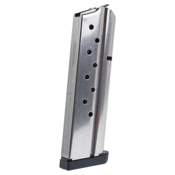 https3A2F2Fmedia.chattanoogashooting.com2Fimages2Fproduct2FKACM3819119S2FKACM3819119S-1 Check-Mate Full Size1911 Handgun Magazine Stainless Steel .38 Super 9/rd