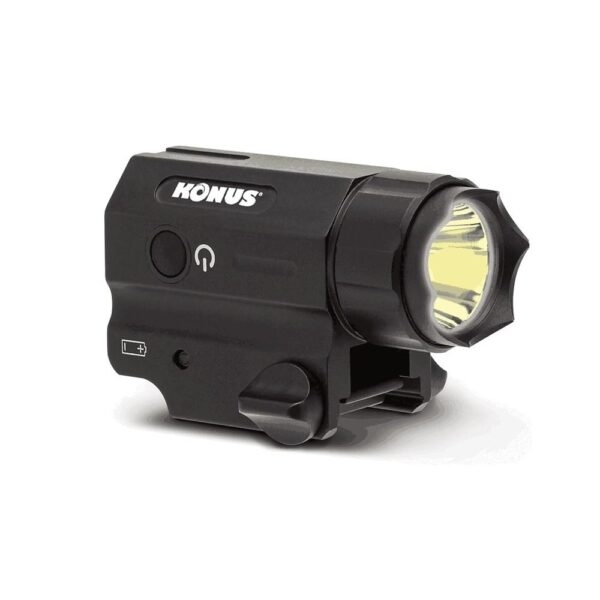 https3A2F2Fmedia.chattanoogashooting.com2Fimages2Fproduct2FKL39402FKL3940-1 Konus Konuslight-TL Weapon Light for Weaver/Picatinny Base Black