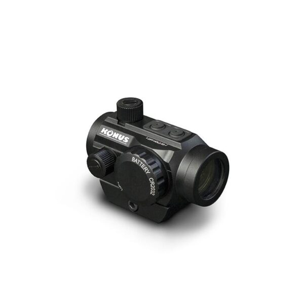 Konus Sight-Pro Nuclear Red Dot Dual Riser – Dual Illum Red/Green Dot – Matte