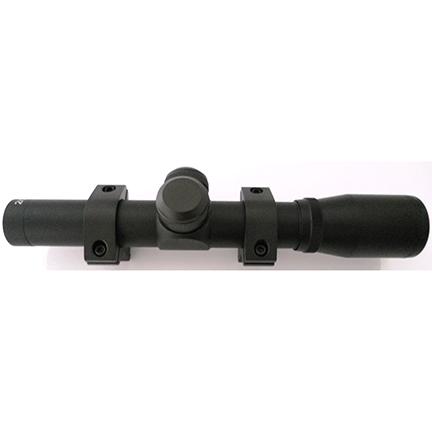 https3A2F2Fmedia.chattanoogashooting.com2Fimages2Fproduct2FKP800612FKP80061 Keystone Pistol Scope – 2x-20mm Eye Relief 14.5″ 3/8″ Dovetail Rings
