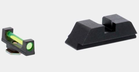 https3A2F2Fmedia.chattanoogashooting.com2Fimages2Fproduct2FKQGFT1252FKQGFT125 Ameriglo Green Fiber .115 FRONT Black REAR for Glock Gen5 17-19-19X-26-34-45