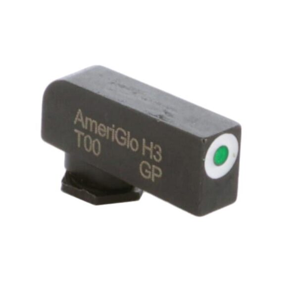 https3A2F2Fmedia.chattanoogashooting.com2Fimages2Fproduct2FKQGL1122001252FKQGL112200125 Ameriglo Green Tritium White Outline Stock Front .200in H .125in W Glock