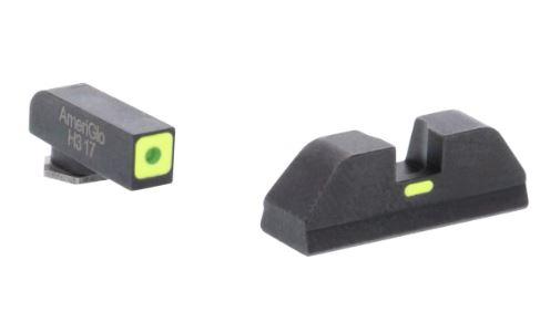 https3A2F2Fmedia.chattanoogashooting.com2Fimages2Fproduct2FKQGL56142FKQGL5614 Green Tritium LimeGreenLumi Outline Square (non trit) REAR for Glock Gen 5