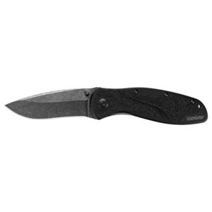 Kershaw Blur Folding Knife 3-2/5″ Drop Point Blade Black