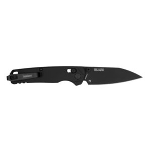 Kershaw Bel Air Folding Knife 3-1/10″ Reverse Tanto Blade Black
