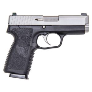 Kahr P9 Handgun 9mm Luger 7rd(2)&8rd(1) Magazines 3.6″ Barrel Stainless Slide/Black Grip  Night Sights CA Compliant