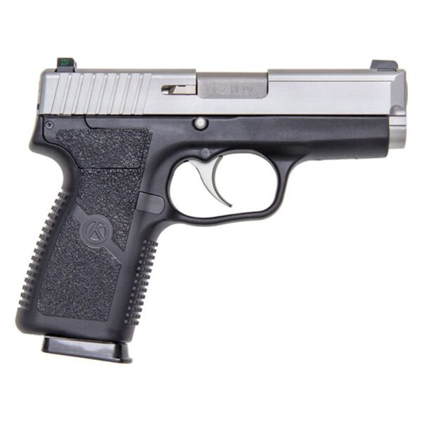 Kahr P9 Handgun 9mm Luger 7rd(2)&8rd(1) Magazines 3.6″ Barrel Stainless Slide/Black Grip  Night Sights CA Compliant