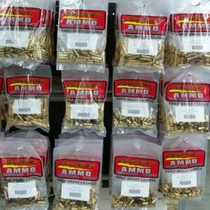 Lightning Ammo Reman. Cleaned & Polished Brass .380 ACP 100/ct Bag