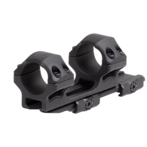 Leapers 1-Piece UTG ACCU-SYNC QR Cantilever Mount 1″ Medium 34mm Offset – Matte Black