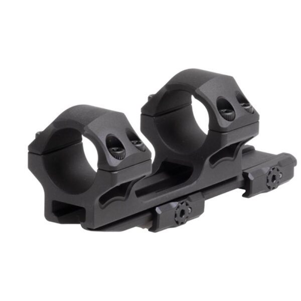 Leapers 1-Piece UTG ACCU-SYNC QR Cantilever Mount 1″ Medium 34mm Offset – Matte Black