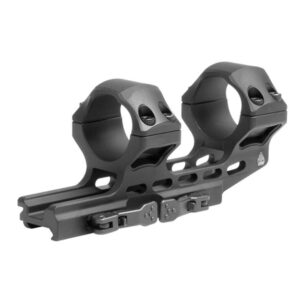 Leapers UTG ACCU-SYNC QR Cantilever Mount 30mm High w 34mm Offset – Matte Black