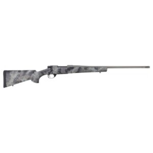 Howa M1500 Fence Line Mini Action Rifle .223 Rem 5rd Capacity 22″ Threaded Barrel Light Grey Camo Stock