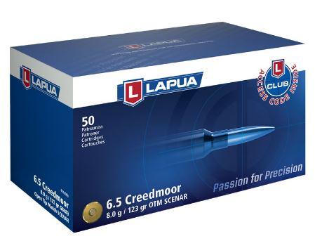 https3A2F2Fmedia.chattanoogashooting.com2Fimages2Fproduct2FLP43160602FLP4316060 Lapua 6.5 Creedmoor 123 gr Scenar OTM Ammunition 50 rounds