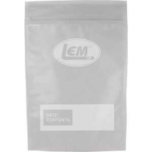 LEM Products MaxVac Zipper Top Vacuum Bags Gallon Size 11″x16″ – 20/ct