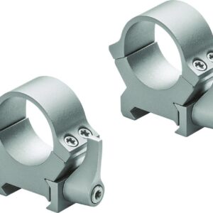 Leupold 2-Piece Precision-Fit QRW2 Weaver-Style Rings 1″ Medium – Silver