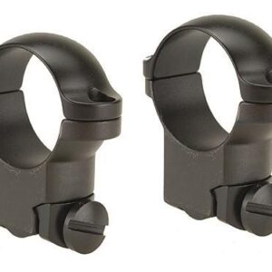 Leupold 2-Piece Solid Steel Ringmounts – Ruger M77 1″ High Matte Black