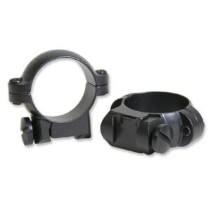 Leupold 2-Piece Solid Steel Ringmounts – Ruger No. 1 & 77/22 1″ Low Matte Black
