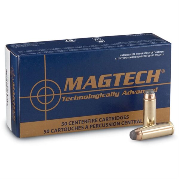 https3A2F2Fmedia.chattanoogashooting.com2Fimages2Fproduct2FMG357B2FMG357B MagTech Handgun Ammunition .357 Mag 158 gr SJHP 1235 fps 50/ct