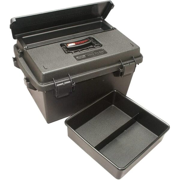 MTM 18.5″ x 13″ x 15.25″ Sportsmen’s Plus Utility Dry Box Black