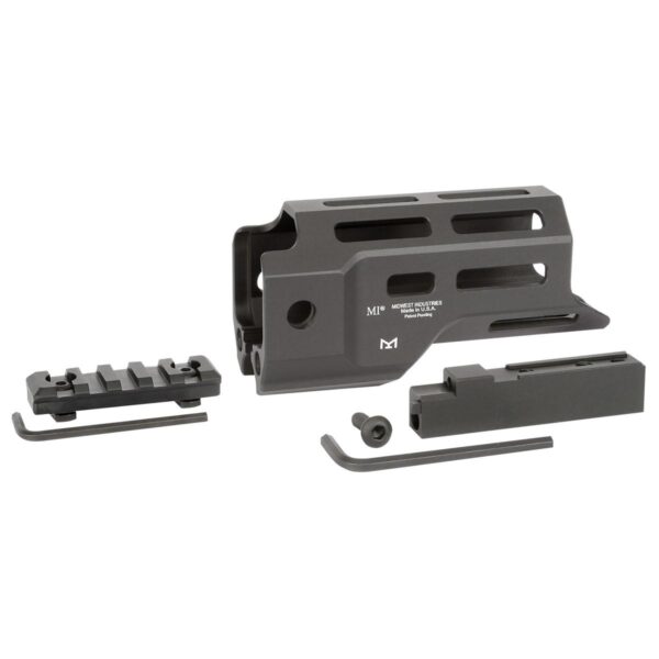 Midwest Industries Ruger Charger 4.875″ M-LOK Handguard Black